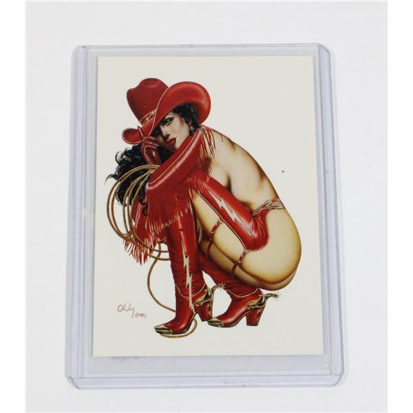 #616 BEST OF OLIVIA LADIES IN RED 1994  CARD