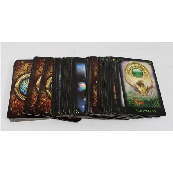 #624 MODERN TAROT CARD SET LOT OF 83