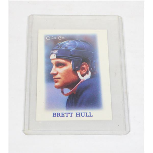 #638 O-PEE-CHEE BRETT HULL 1988 NHL HOCKEY CARD