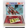 Image 1 : #646 IDEA MODEL KIT 1/28 FOKKER DR.1 WW1 PLANE