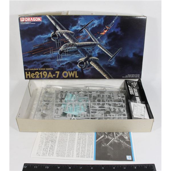#649 DRAGON 1/48 HE219A-7 OWL MODEL KIT