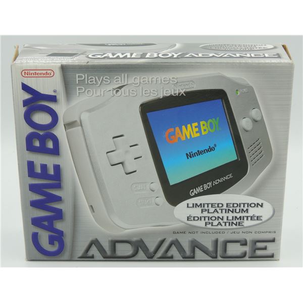 #657 CIB NINTENDO GAME BOY ADVANCE PLATINUM