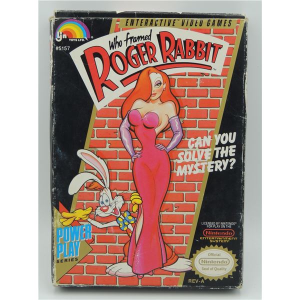 #664 NINTENDO NES GAME WHO FRAMED ROGER RABBIT