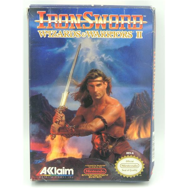 #666 NES GAME IRON SWORD WIZARDS & WARRIORS II