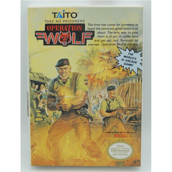 #668 NES GAME OPERATION WOLF CIB TESTED & WORKS!