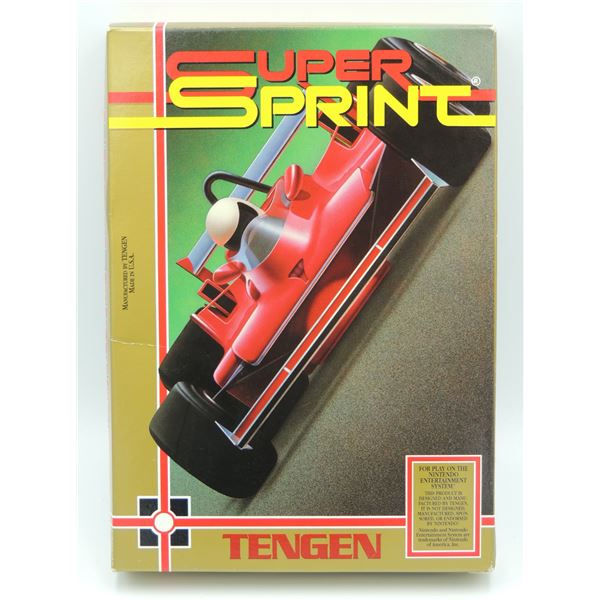 #669 NINTENDO NES GAME SUPER SPRINT TENGEN WORKS!