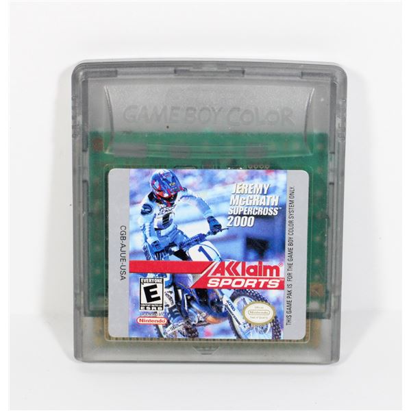 #693 NINTENDO GAME BOY COLOR SUPERCROSS 2000