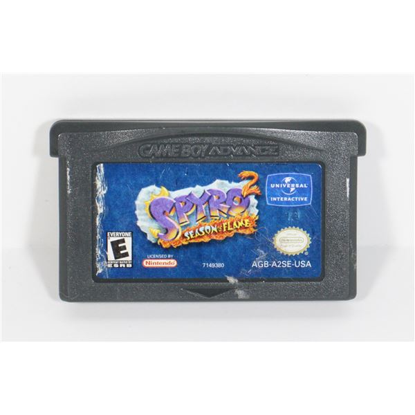 #695  NINTENDO GAME BOY ADVANCE GBA SPYRO 2