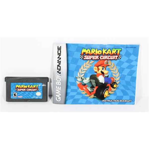#696 GAME BOY ADVANCE GBA MARIO KART SUPER CIRCUIT