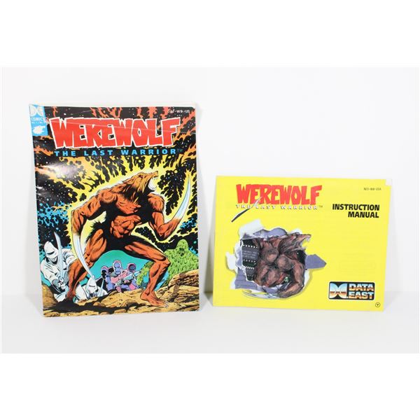 #704 NINTENDO NES WEREWOLF INSTRUCTIONS + COMIC