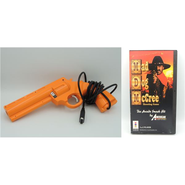 #707 3DO AMERICAN GAMEGUN LIGHT GUN W/ GAME