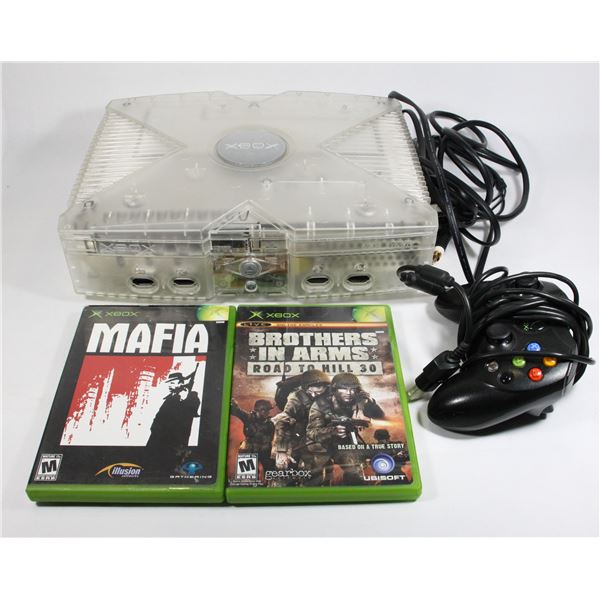 #728 XBOX CRYSTAL EDITION SYSTEM FOR RESTORATION