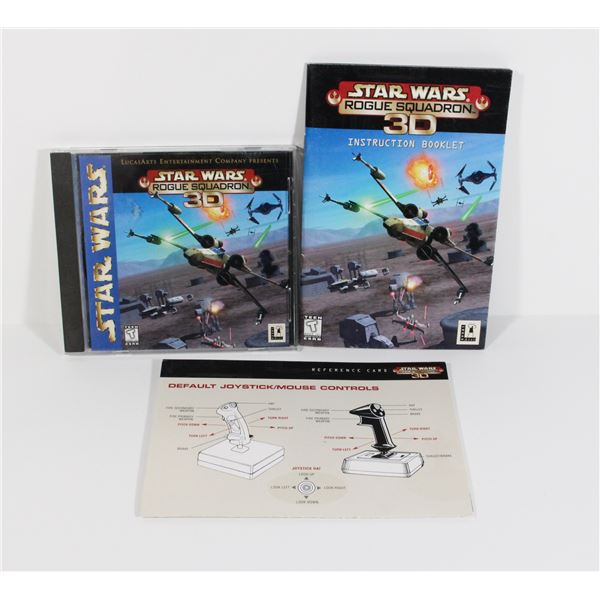 #740 PC GAME  STAR WARS ROGUE SQUADRON 3D 1998