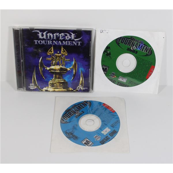 #744 PC GAME LOT UNREAL TOURNAMENT INCLUDES