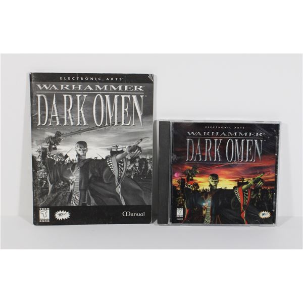 #749 PC GAME WARHAMMER DARK OMEN +MANUAL 1998