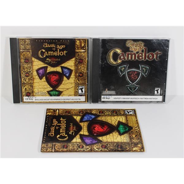 #750 PC GAME DARK AGE OF CAMELOT + SHROUDED ISLES