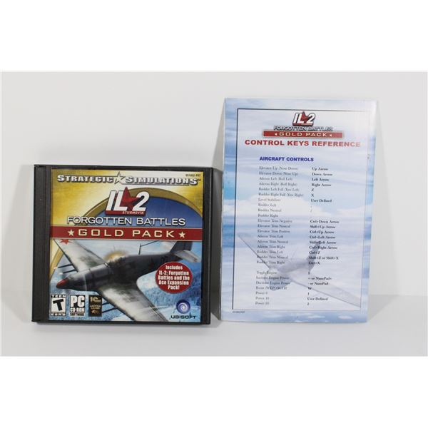 #751 PC GAME IL 2 STURMOVIK FORGOTTEN BATTLES PACK