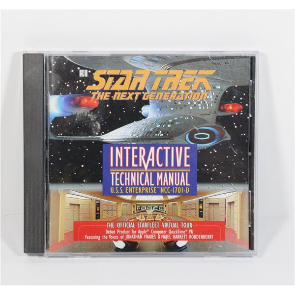 #759 PC GAME STAR TREK TNG STARFLEET VIRTUAL TOUR