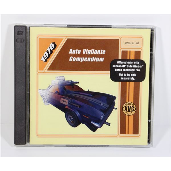 #764 PC GAME 1976 AUTO VIGILANTE COMPENDIUM
