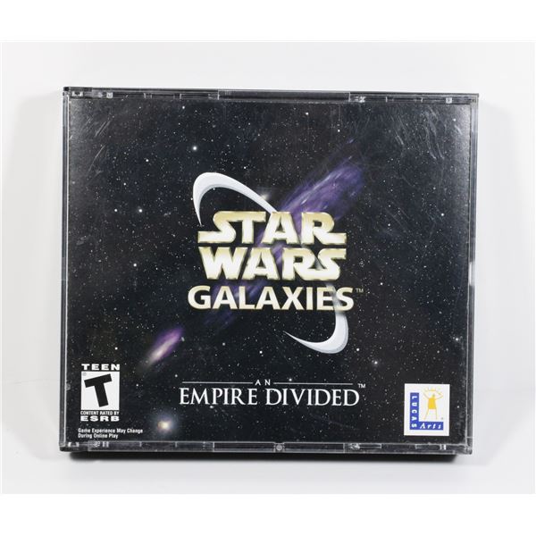 #769 PC GAME STAR WARS GALAXIES AN EMPIRE DIVIDED