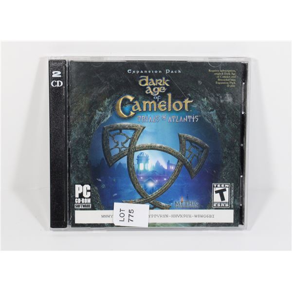 #775 PC GAME DARK AG OF CAMELOT TRIALS OF ATLANTIS