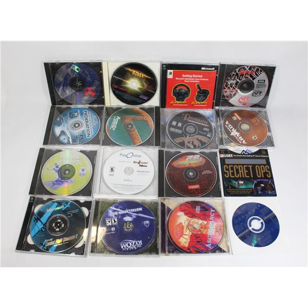 #776 VINTAGE PC GAME LOT