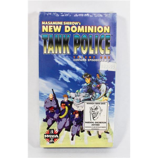 #787  SEALED VHS NEW DOMINION TANK POLICE VOL 1
