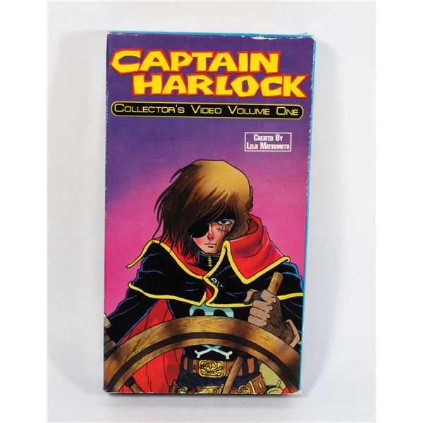 #799 ANIME VHS TAPE CAPTAIN HARLOCK 1990 VOLUME 1