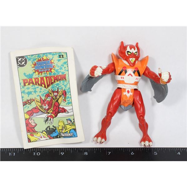 #819 1985 KENNER SUPER POWERS PARADEMON + COMIC