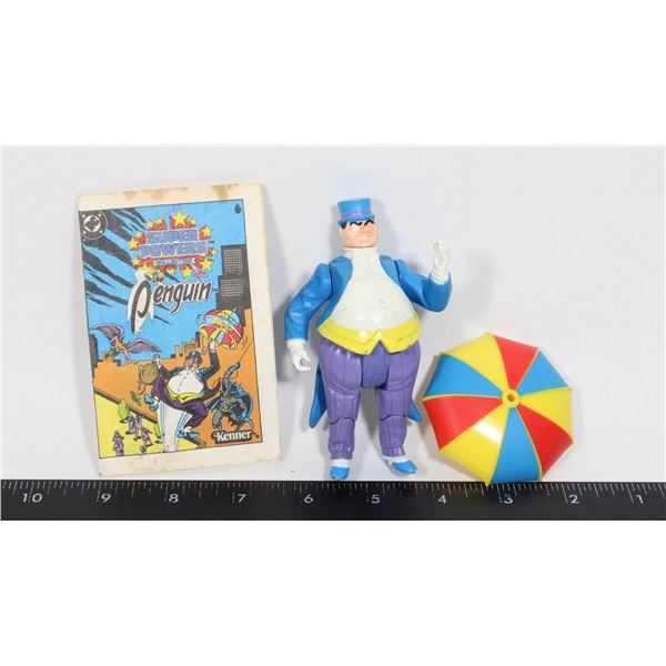 #820 1984 KENNER SUPER POWERS THE PENGUIN + COMIC