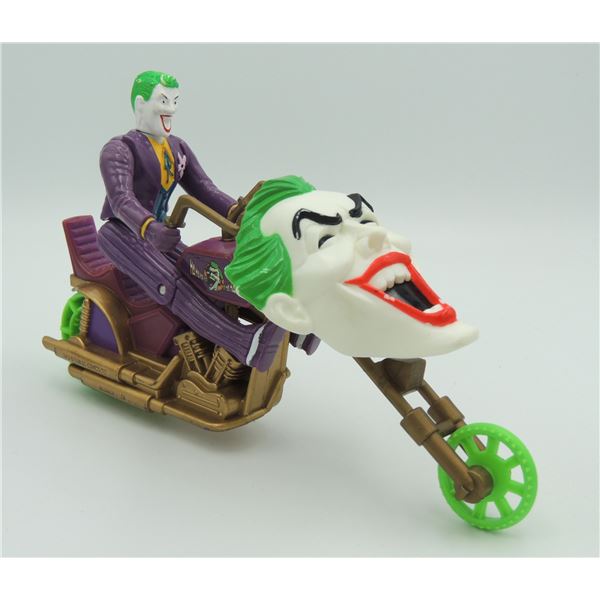 #833  1990 KENNER THE JOKER CYCLE W/ TOYBIZ JOKER