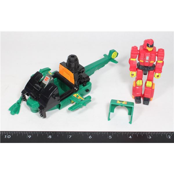 #841 1990 HASBRO G1 TRANSFORMERS OVER-RUN WITH