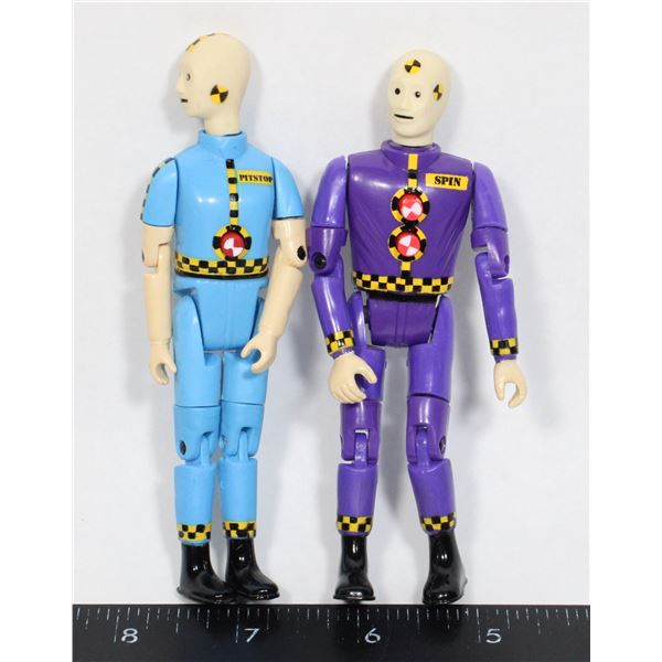 #864 CRASH DUMMIES PITSTOP SPIN TYCO 1991 FIGURES