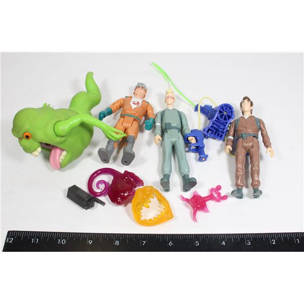 #873 1986 KENNER REAL GHOSTBUSTERS SLIMER LOT W/