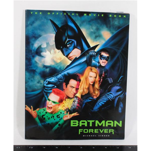#890 BATMAN FOREVER OFFICIAL MOVIE BOOK 1995