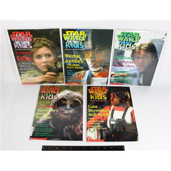 #891 STAR WARS KIDS MAGAZINE #1-#5 1997 LOT OF 5