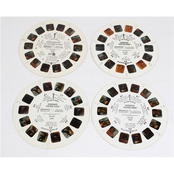 #893 VIEW-MASTER REEL LOT OF 4 CABBAGE PATCH KIDS