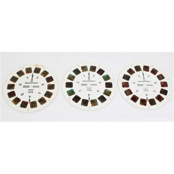 #895  VIEW-MASTER REEL LOT  BERENSTAIN BEARS REELS