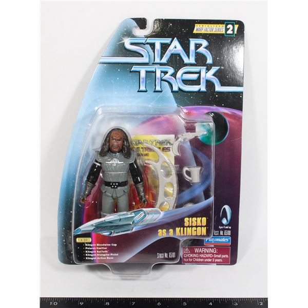 #903 PLAYMATES STAR TREK SISKO AS A KLINGON FIGURE