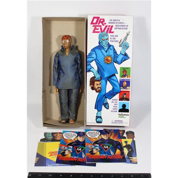 #923 CAPTAIN ACTION DR. EVIL  BOXED ACTION FIGURE