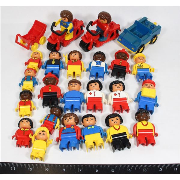 #940 VINTAGE LEGO DUPLO FIGURES 1980'S ACCESSORIES