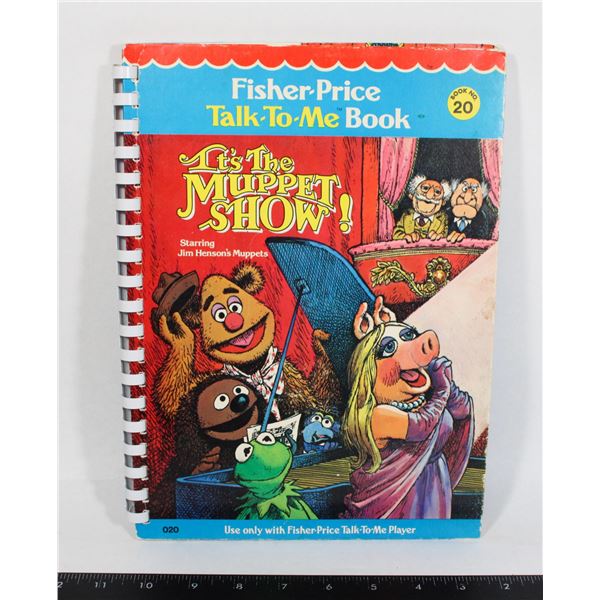 #952 FISHER-PRICE TALK TO ME BOOK MUPPET SHOW 1978