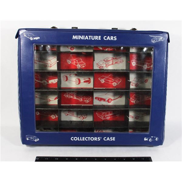 #958 VINTAGE MINIATURE CARS COLLECTOR'S CASE 1970S