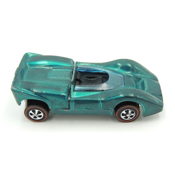 #967 REDLINE HOTWHEELS MCLAREN  M6A 1969 AQUA