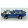 Image 3 : #974 REDLINE HOTWHEELS CUSTOM CORVETTE BLUE WORN