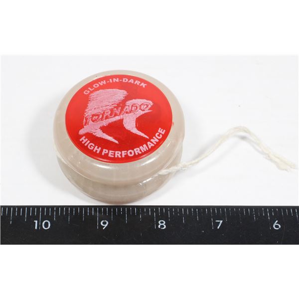 #986 VINTAGE GLOW IN THE DARK TORNADO YO-YO YOYO