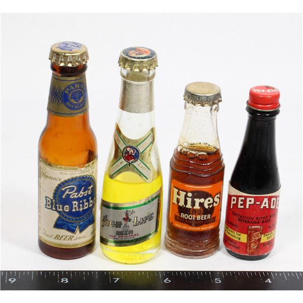 #1010 NOVELTY MINIATURE BOTTLES HIRES ROOT BEER