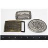 Image 1 : #1011 LOT OF THREE LEVI'S JEANS BELT BUCKLES