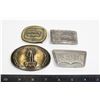 Image 1 : #1012 LOT OF FOUR LEVI'S JEANS BELT BUCKLES