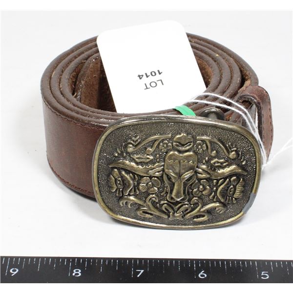 #1014 WESTERN STYLE BELT AND BELT BUCKLE